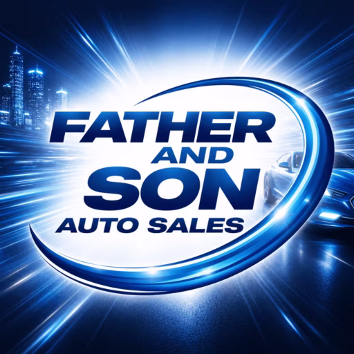 Father and son logo